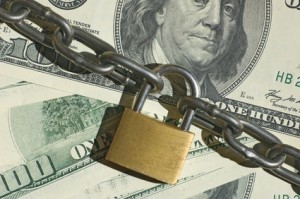 money locked up