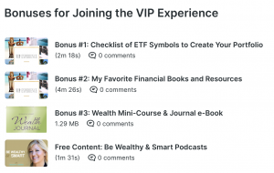 VIP Experience Bonuses