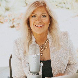 Linda P Jones and microphone